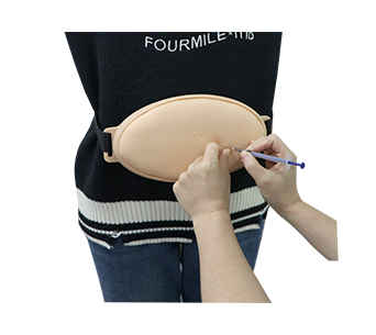 Abdominal injection simulator