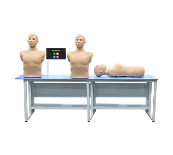 Group based chest examination teaching system